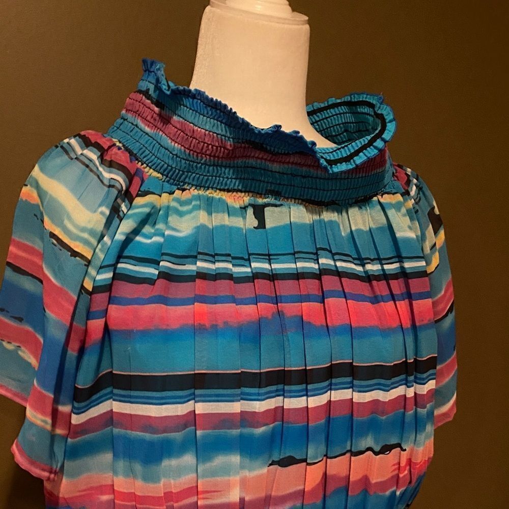 Phool Dress Size Large MIDI Peasant Colorful - Picture 3 of 14